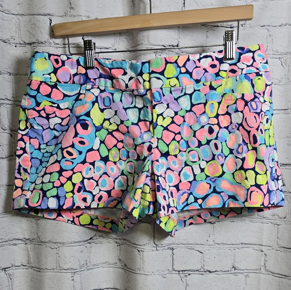 Lily Pulitzer Colorful Patterned Ellie Women's Shorts Size 8
